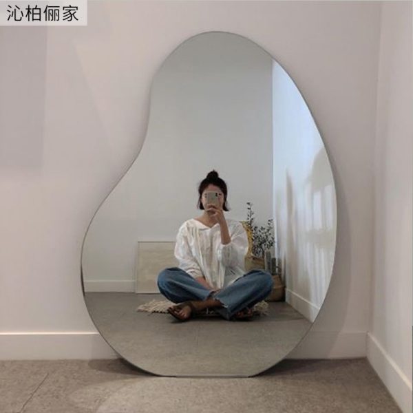 Korean Style Silver Mirror Acrylic Wall Sticker