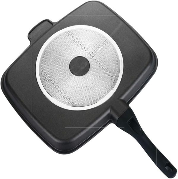 5-in-1 Multifunctional Frying Pan, Non-Stick Divided Breakfast Fryer and Grill Pan for Eggs, Steak, and More