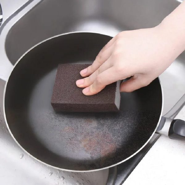 Magic Sponge for Removing Rust – Nano Eraser Cleaning Sponge Brush for Dishes, Pots, and Carborundum Descaling – Kitchen Accessories